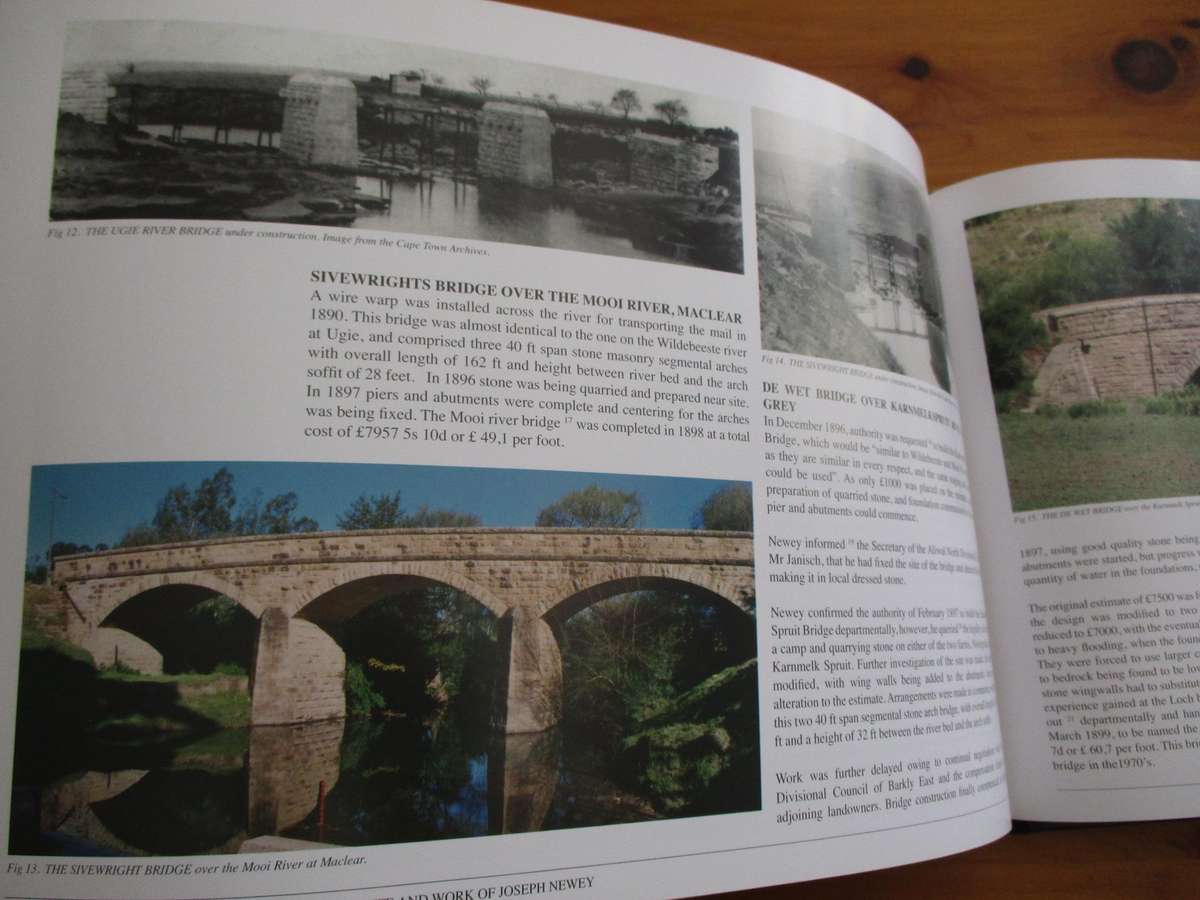 Signed copy. Bridging the Eastern Cape - The Life and Work of Joseph Newey. By Dennis Walters