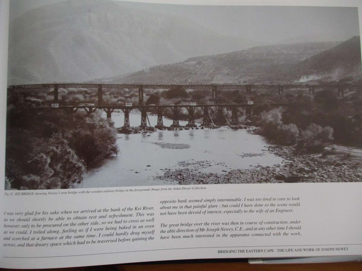 Signed copy. Bridging the Eastern Cape - The Life and Work of Joseph Newey. By Dennis Walters