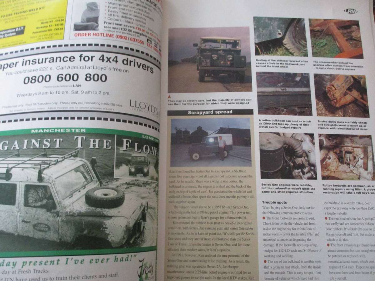 Land Rover World magazines - 5 Issues 1994/5