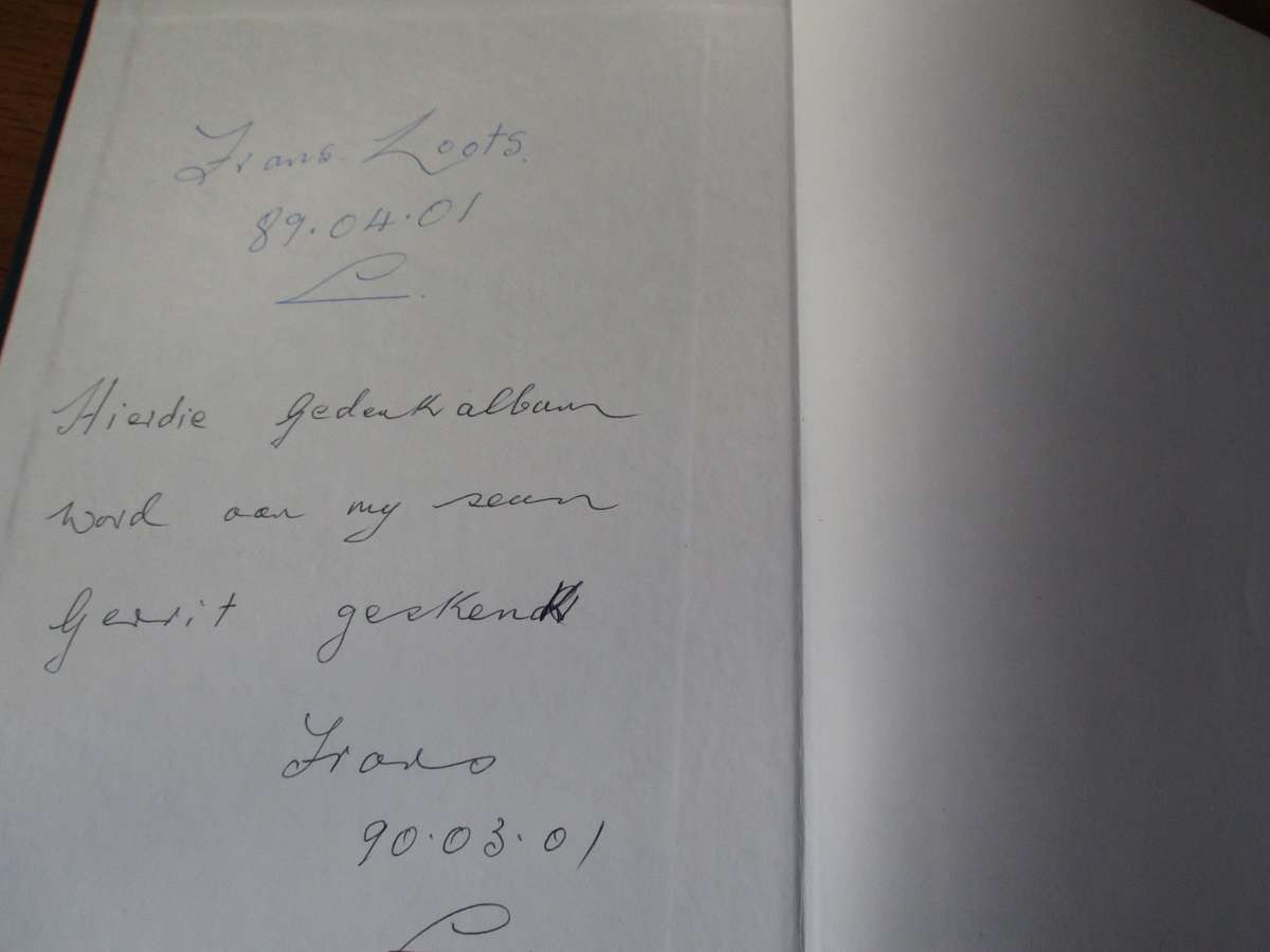 S.A. POLISIE GEDENKALBUM  S.A. POLICE COMMEMORATIVE ALBUM  1913-1988