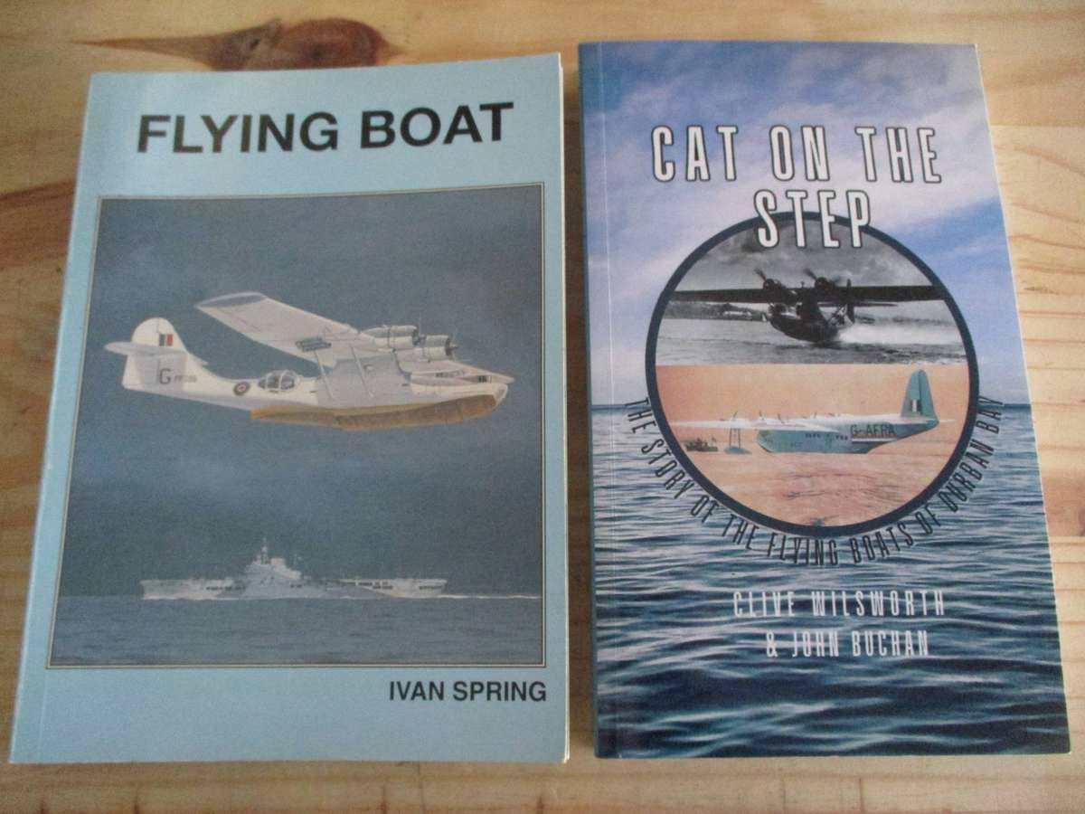 2 Books on the FLYING BOATS of DURBAN