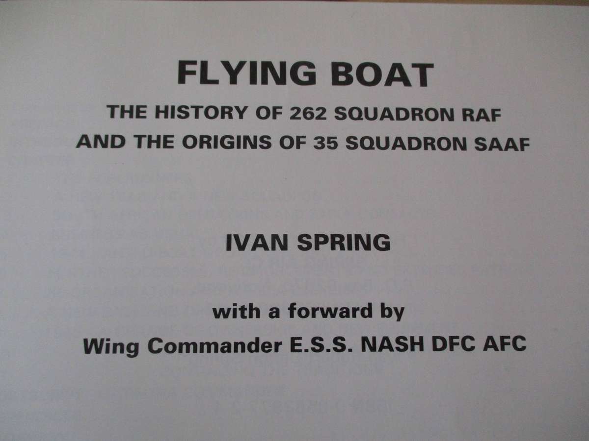 2 Books on the FLYING BOATS of DURBAN