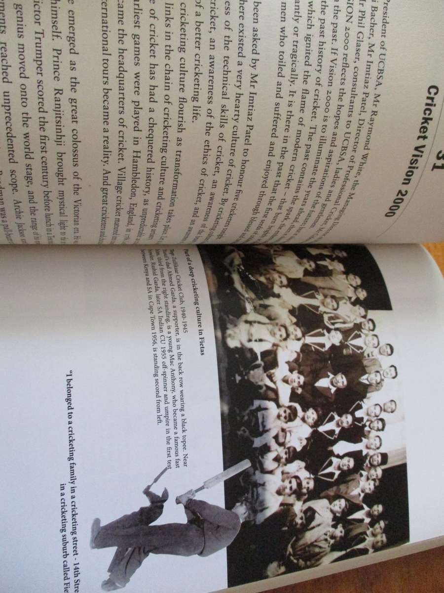 SIGNED.  Literature. Life & Cricket Tales of Fietas  Yusuf Chubb Garda