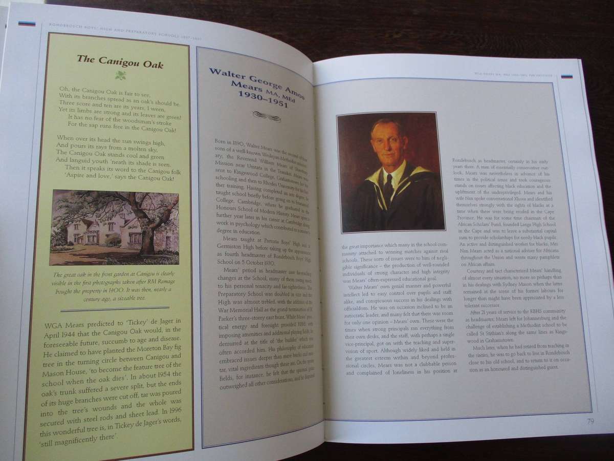 Rondebosch Boys' High and Preparatory Schools 1897-1997 by Niel Veitch