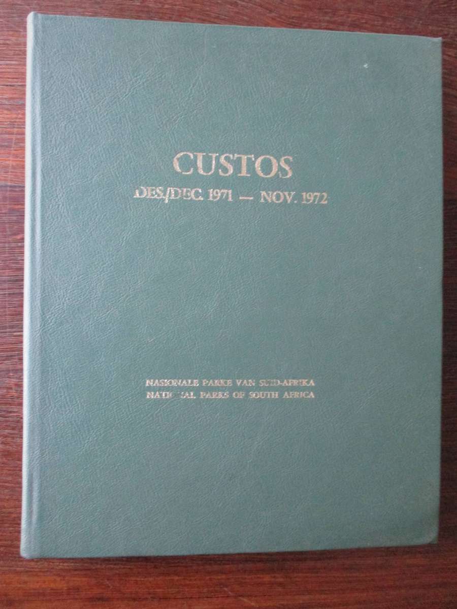 CUSTOS: Des/Dec 1971 - Nov 1972