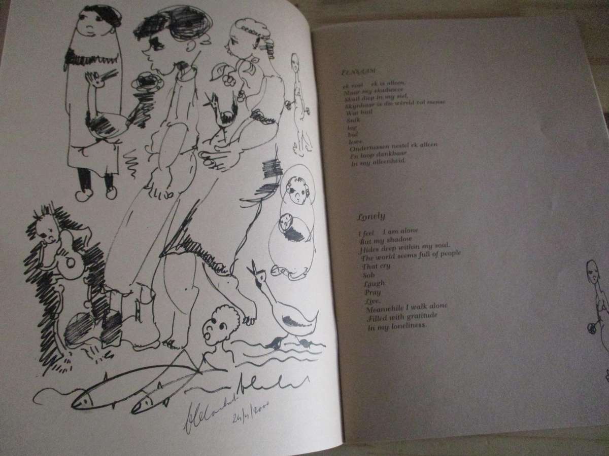 SIGNED FRANS CLAERHOUT. Leunstoel Gedagtes / Armchair Thoughts