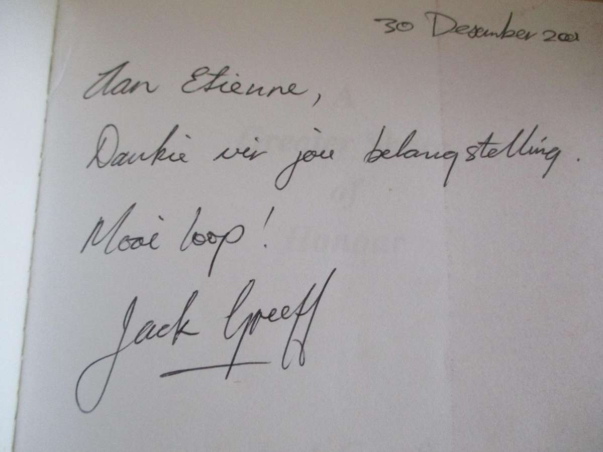 A Greater Share of Honour. SIGNED COPY - Jack Greeff (Recce operations)