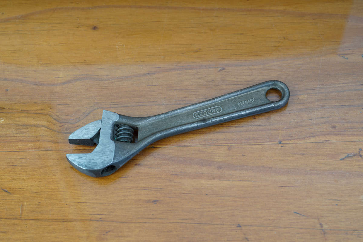 Small vintage Jaguar Toolkit Gedore No. 9 1-4" wrench