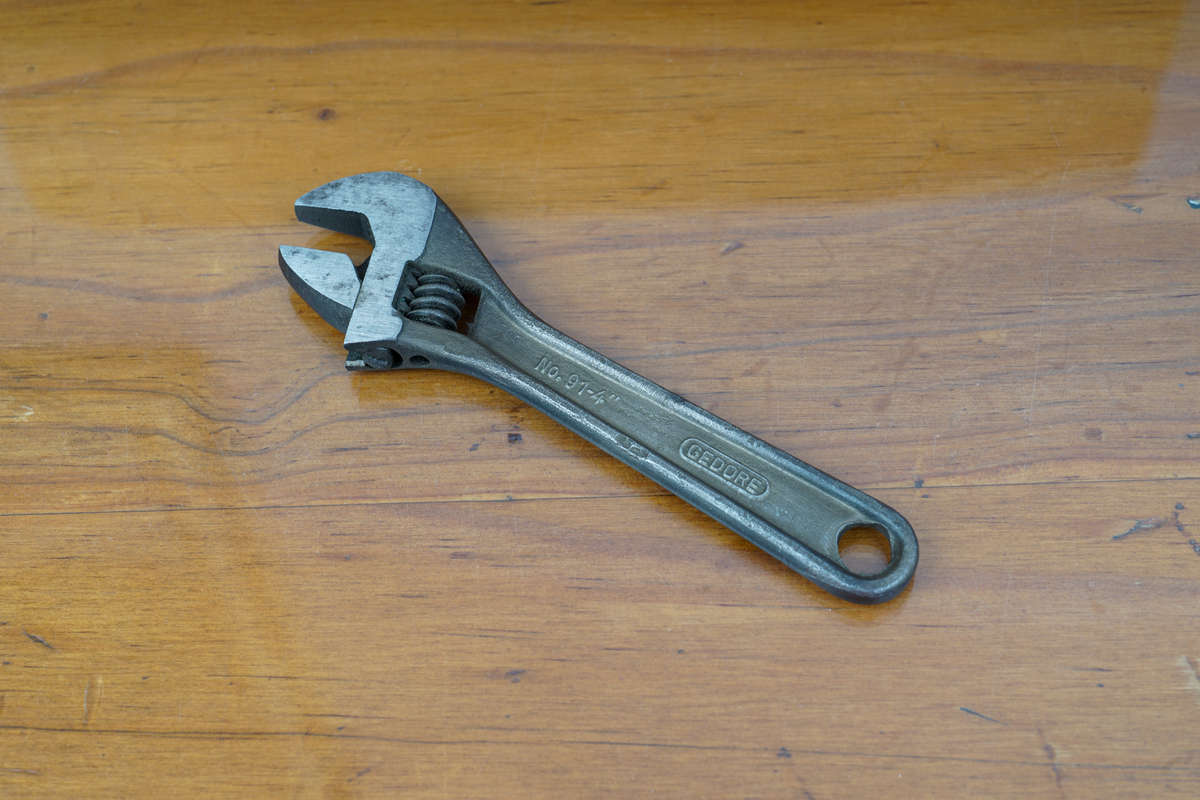 Small vintage Jaguar Toolkit Gedore No. 9 1-4" wrench