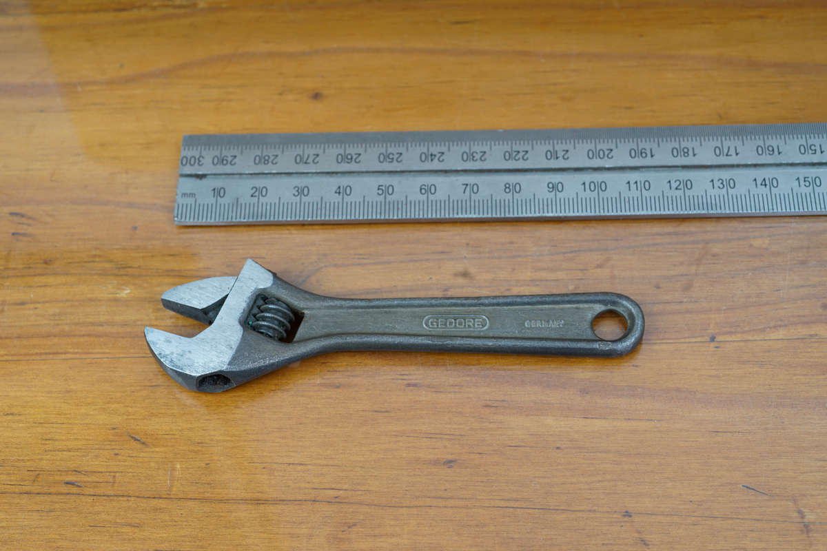 Small vintage Jaguar Toolkit Gedore No. 9 1-4" wrench