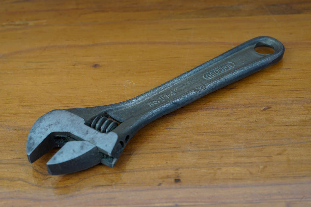 Small vintage Jaguar Toolkit Gedore No. 9 1-4" wrench