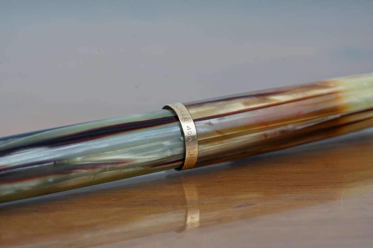 Vintage Pelikan 400 Tortoise Shell Fountain Pen with 14C Gold Nib