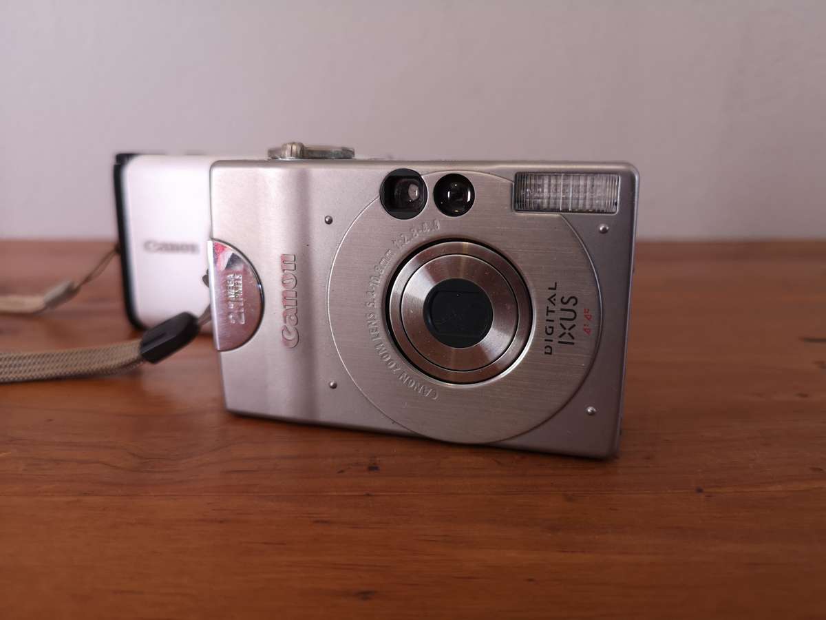 Two Canon digital compact cameras