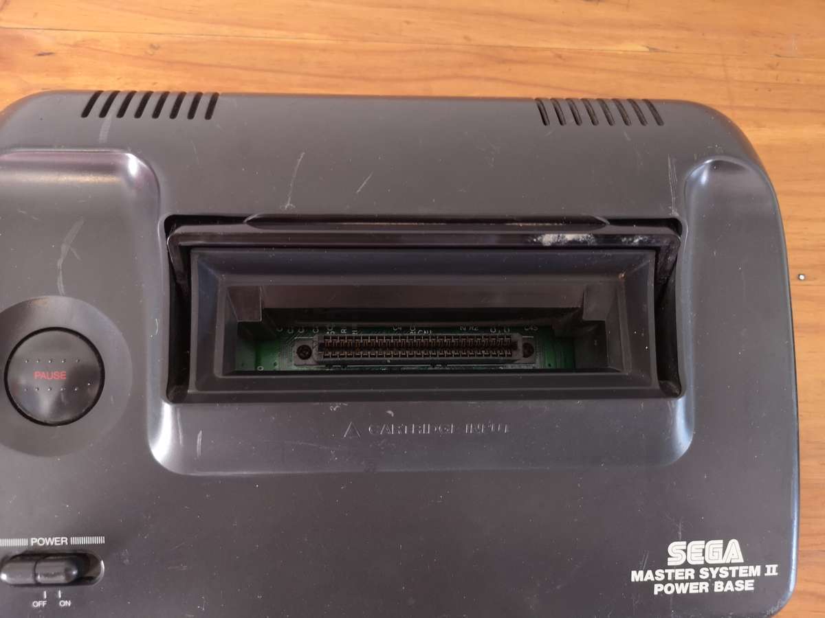 Vintage Sega master system II console