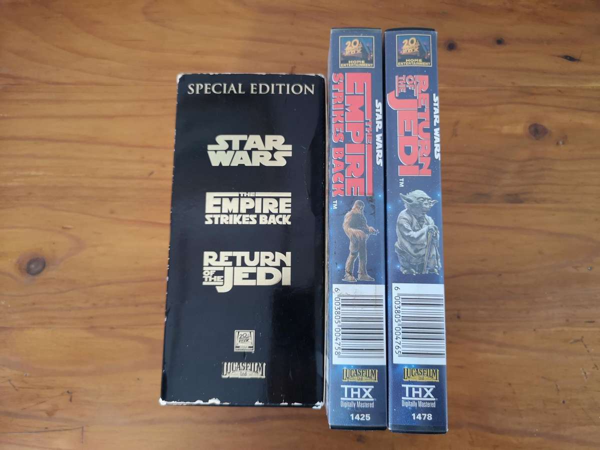 Star Wars Trilogy special edition VHS box set
