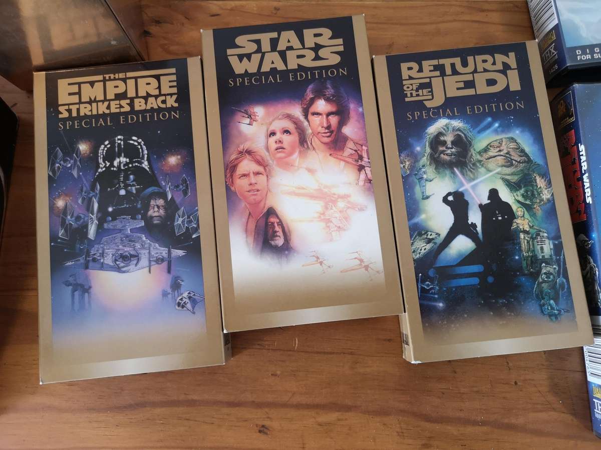 Star Wars Trilogy special edition VHS box set