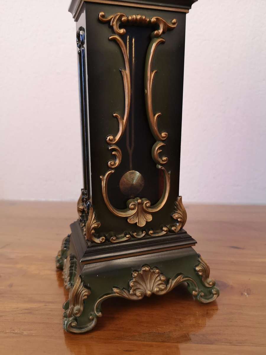 Vintage Schmidt 8 Day miniature grandfather clock