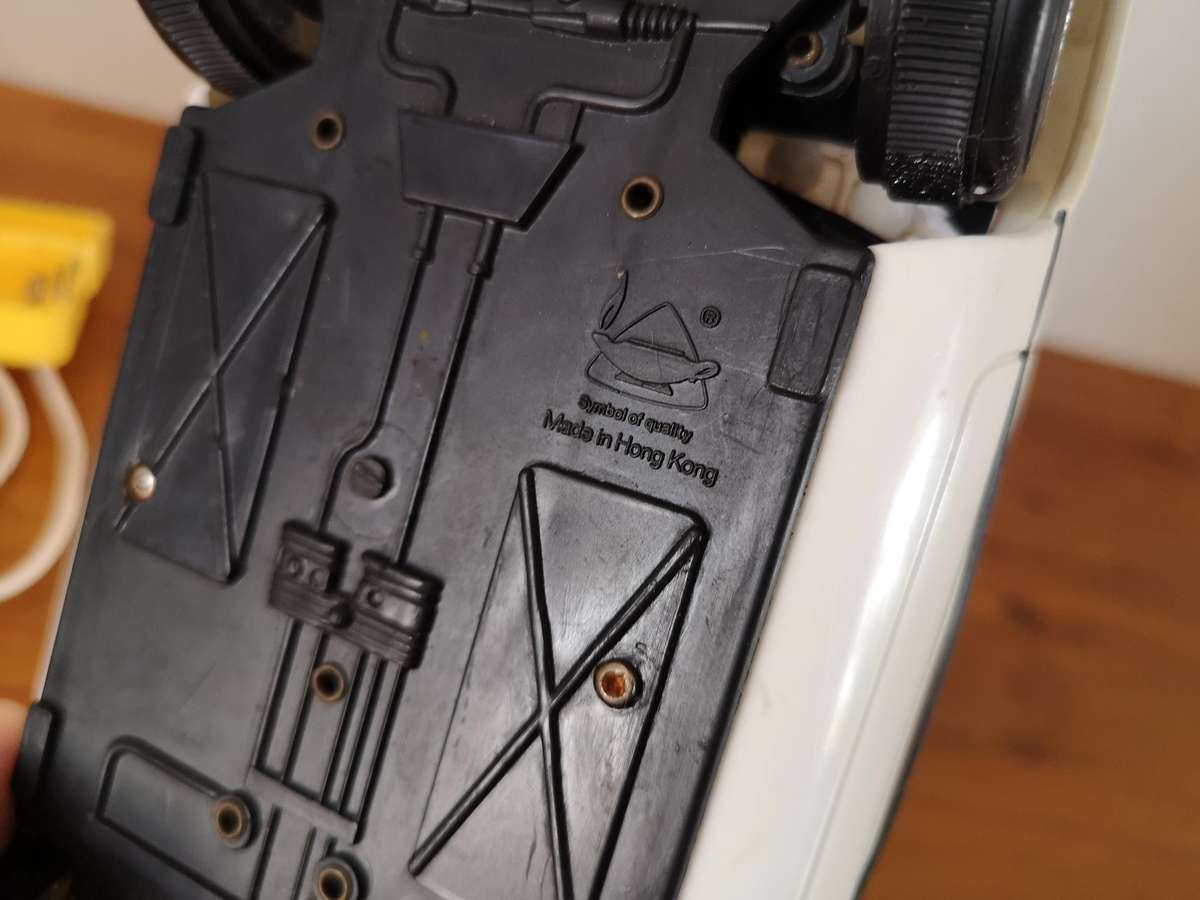 Vintage scale model BMW E25 Turbo remote control car