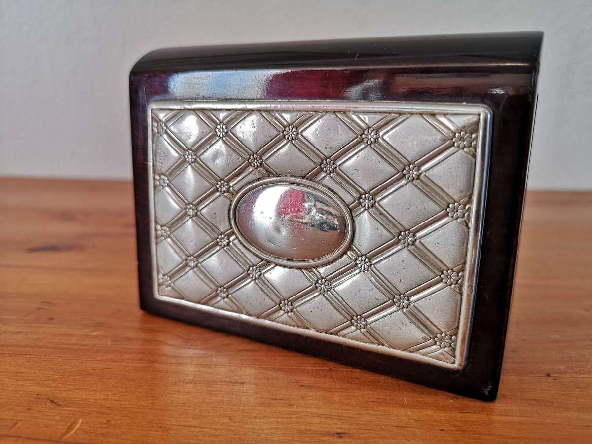 Hadad Bros "Judaica" 925 Sterling Silver embellished large matchbox holder