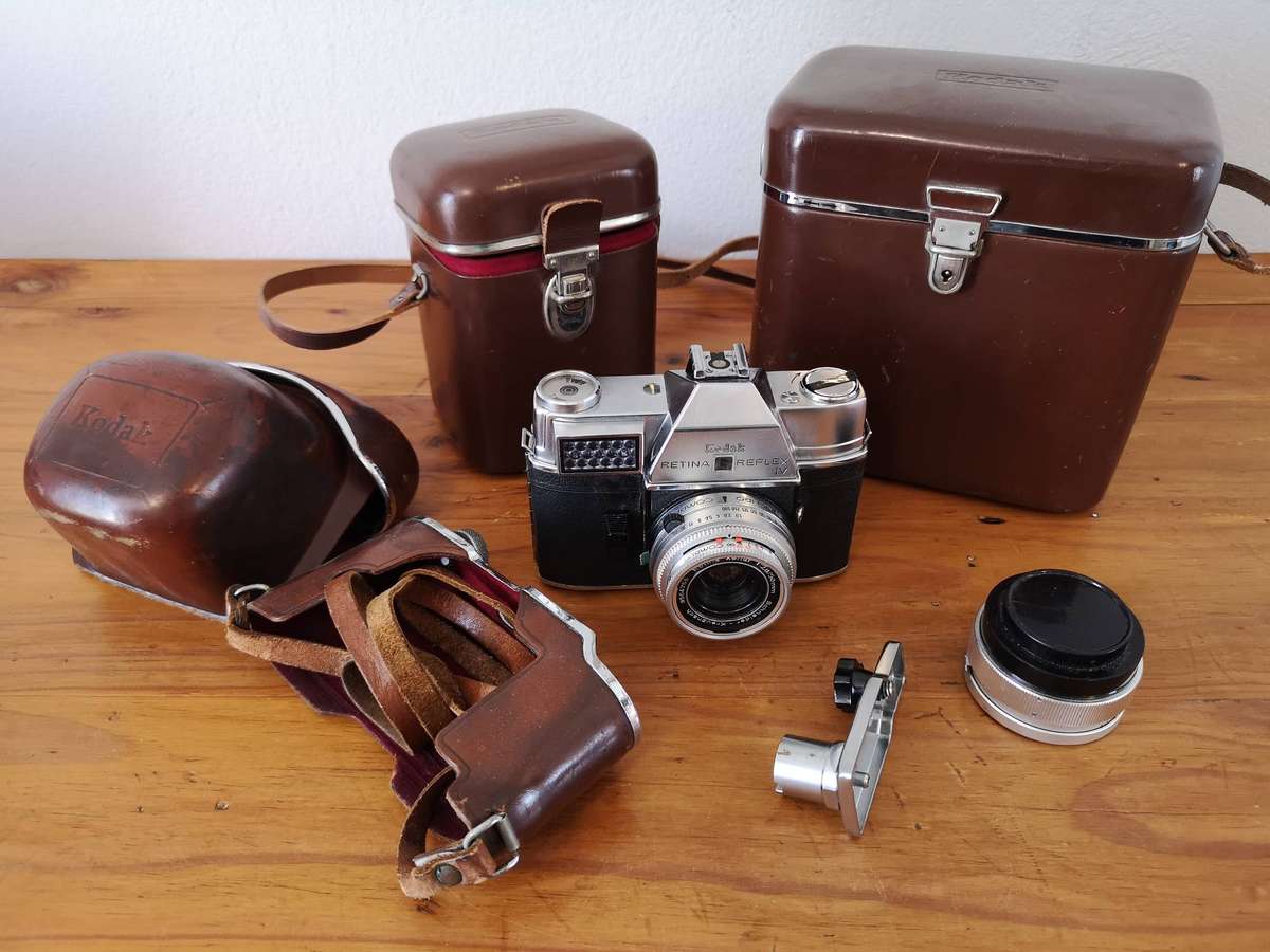 Kodak Retina Reflex IV kit including 5 lenses