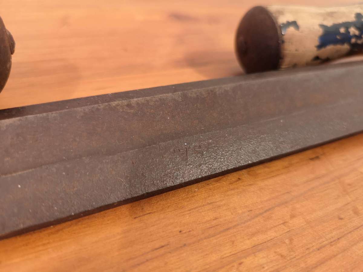 Vintage Winsted Edge Tool Works 25.6cm blade folding draw knife
