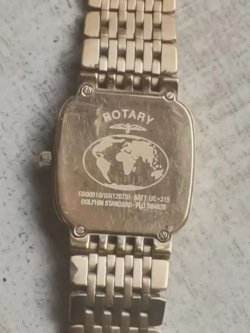 GOLD PLATED VINTAGE ROTARY MENS WATCH IN EXCELLENT WORKING CONDITION