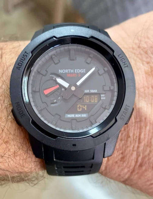 North Edge Carbon Core Gents Quartz Dress Watch