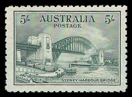 Australia.  1932 Sydney Harbour Bridge.  Cat.value R10 000-00.