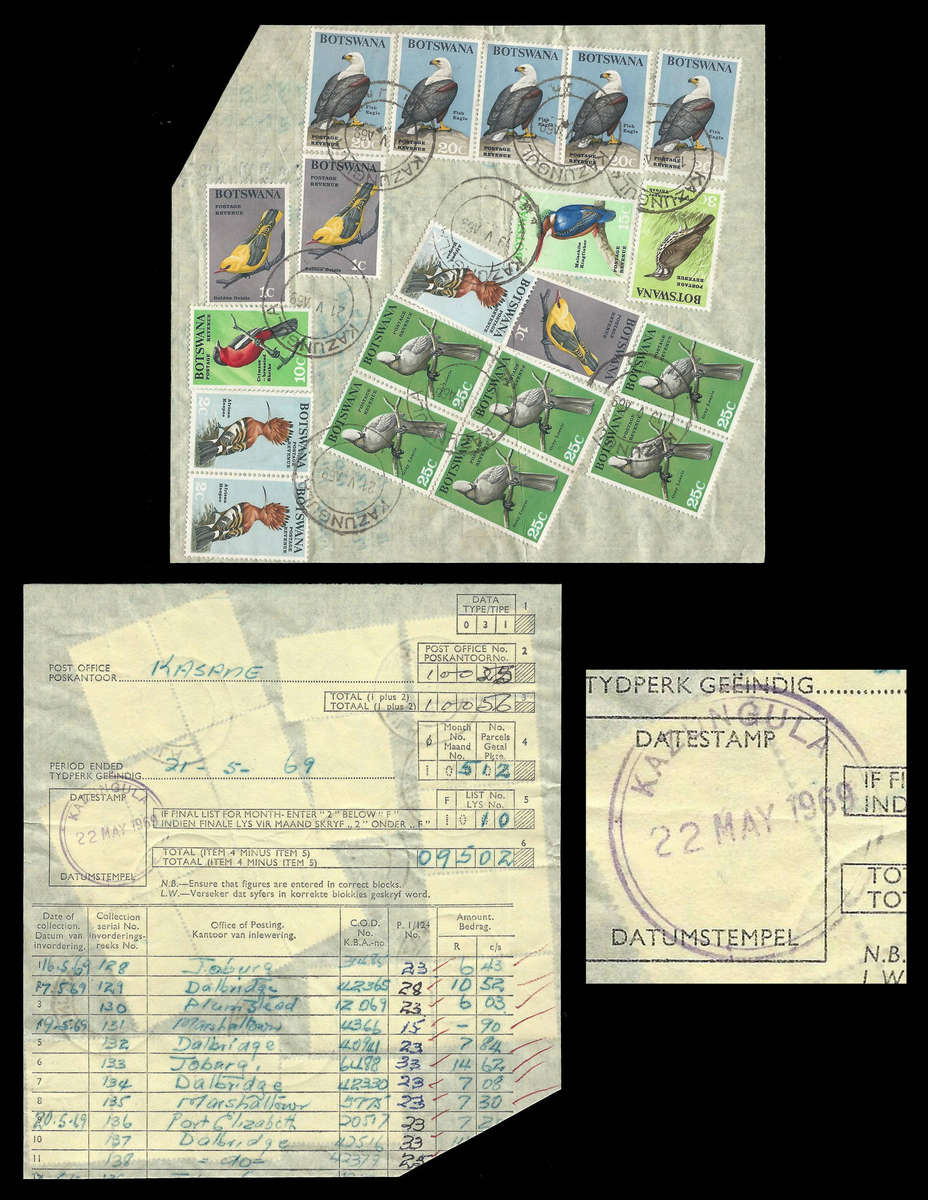 Botswana. Kazungula Trade Charges Collected part document.