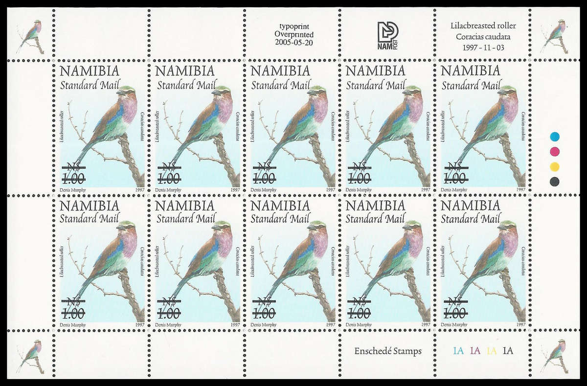 Namibia. 2005 Definitive Surcharges.  UM.  Cat.value R1 000-00+.