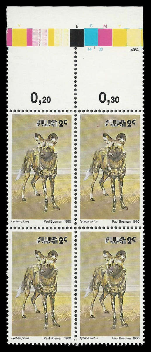 South West Africa.  Proofs ex the S.W.A. Archives.  Unmounted mint.