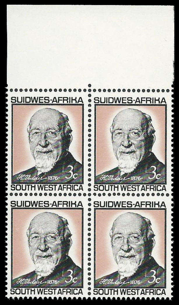 South West Africa.  Vedder on Swiss Paper.  Cat.value R2 000-00.  UM.