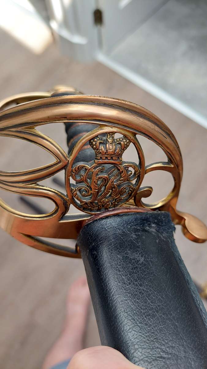 Original 1845 regulation pattern British infantry officer's sword