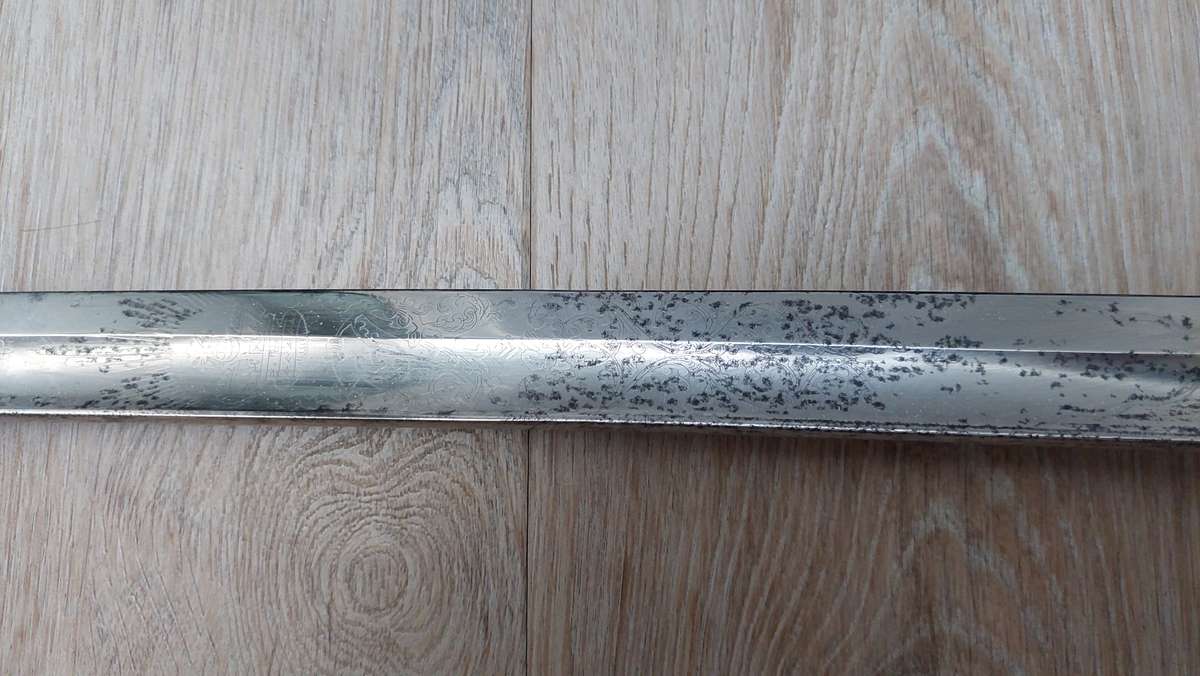 Original 1845 regulation pattern British infantry officer's sword