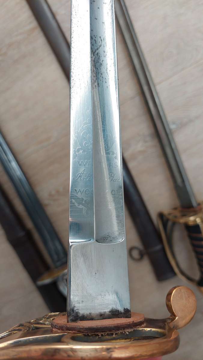 Original 1845 regulation pattern British infantry officer's sword