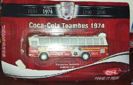 Hermy Coca Cola Football Team Bus 1974 - 1/87 Scale