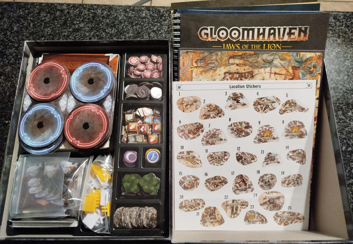 Gloomhaven - Jaws of the Lion Board Game - Cephalofair Games - Unplayed