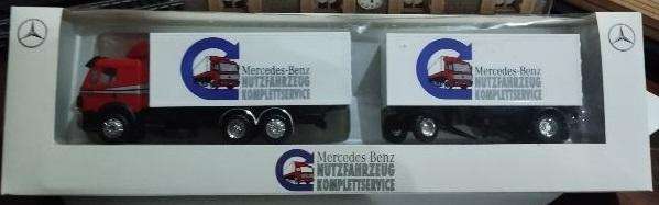 Herpa Mercedes Benz Truck & Trailer - MB Complete Service - 1/87 Scale