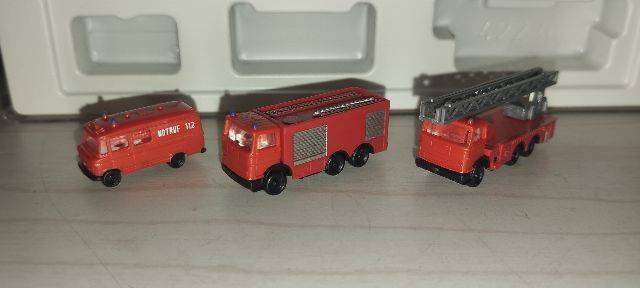 Märklin Mini-Club 3 x Fire Department Vehicle Set - 8917 - Z Scale