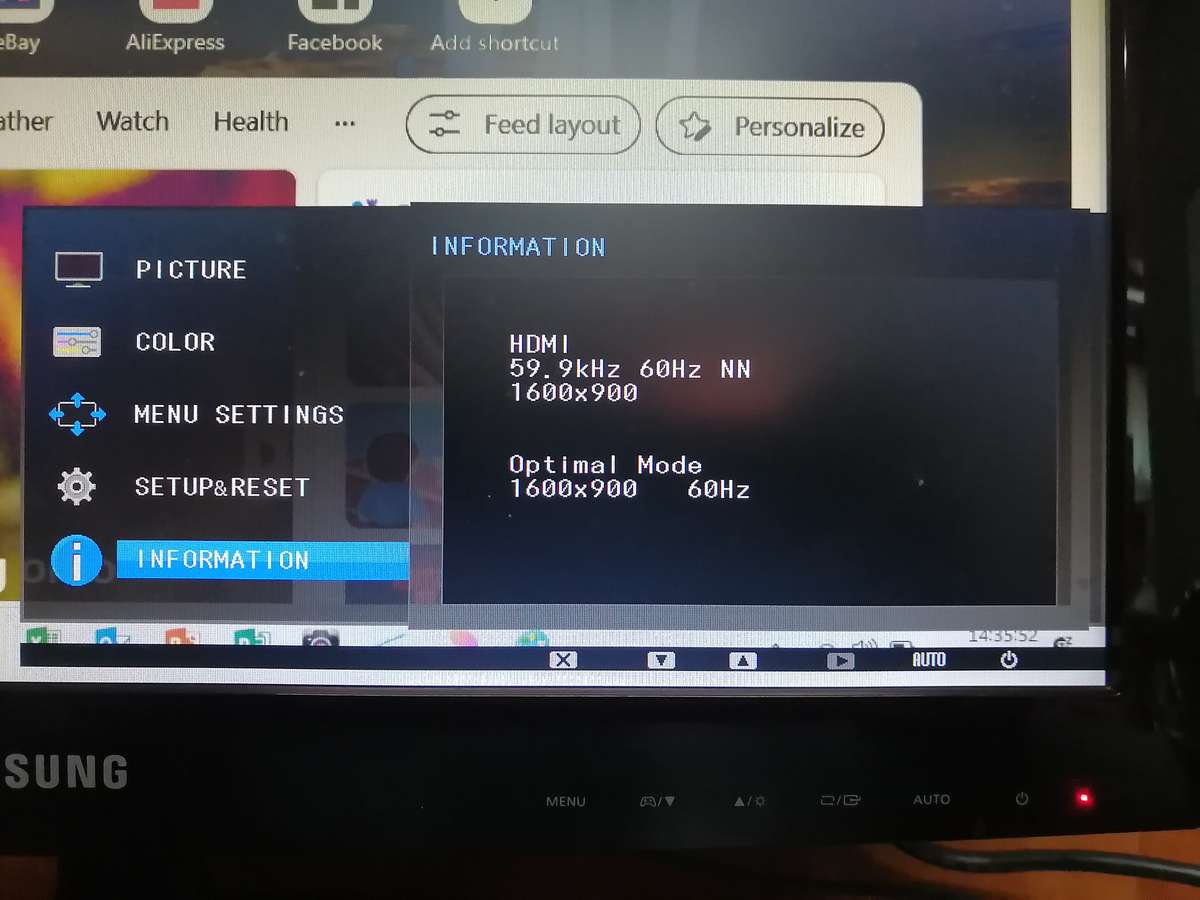 (REFURBISHED) SAMSUNG S20D300HY - 20 INCH - LED - HDMI-VGA MONITOR