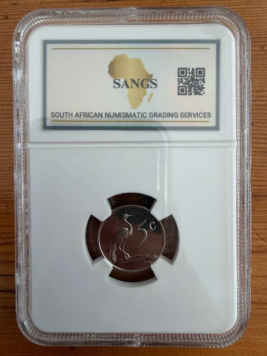 1972 South African 5 Cent - PF Graded