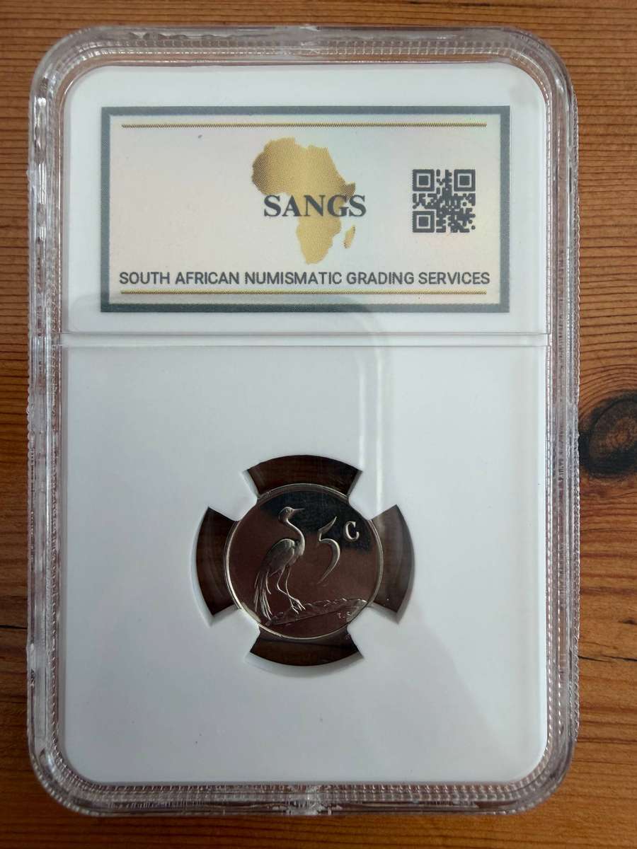 1974 South African 5 Cent - PF Graded