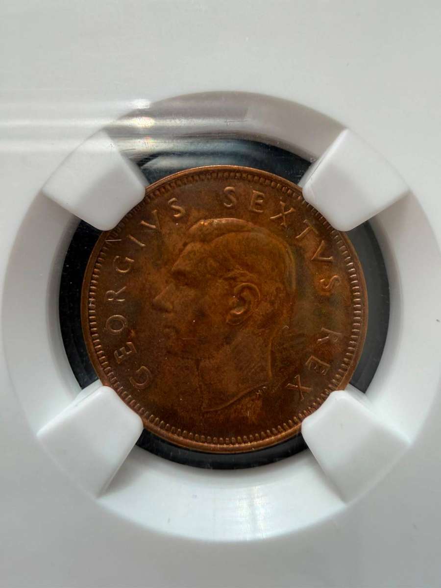 1950 S.Africa 1/4 Penny - NGC GRADED PF