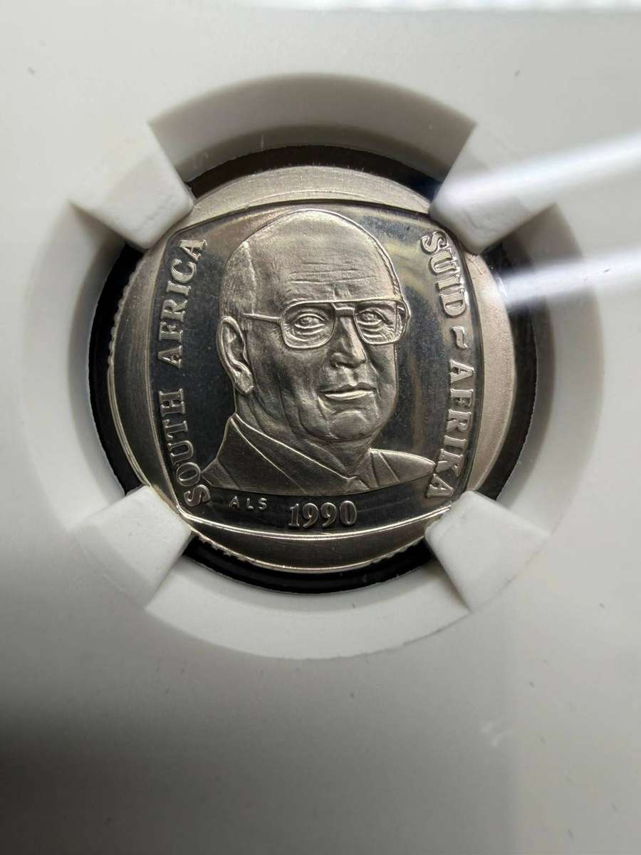 1990 South Africa 1 Rand - Nickel