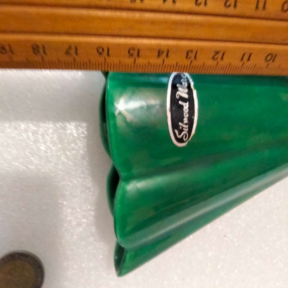 RARE Silwood Ware S.A. Scallop edges+ body Underglaze Green LOOK At My BUY NOW listings NO WAITING