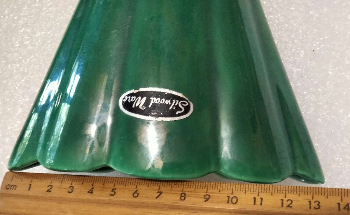 RARE Silwood Ware S.A. Scallop edges+ body Underglaze Green LOOK At My BUY NOW listings NO WAITING