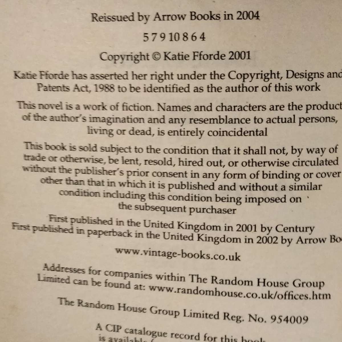 Rosie Thomas-The Potters House-PB 2002Katie Fforde Artistic Licence PB 2004Book soft cover Pre-owned