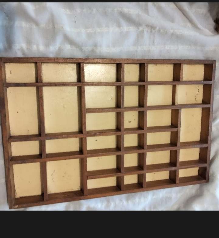 Printers Tray 31 spaces - showing ware Look at my Buy Now listings No Waiting