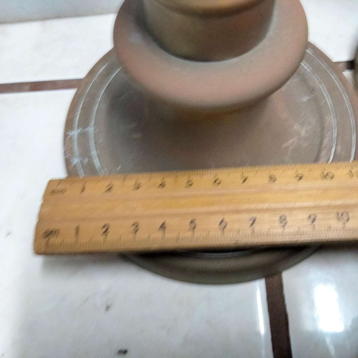 2 Corinthian Column Candle Sticks Vintage BRASS 2.428 kgs H35cmLOOK atMy BUY NOW LISTINGS NO WAITING