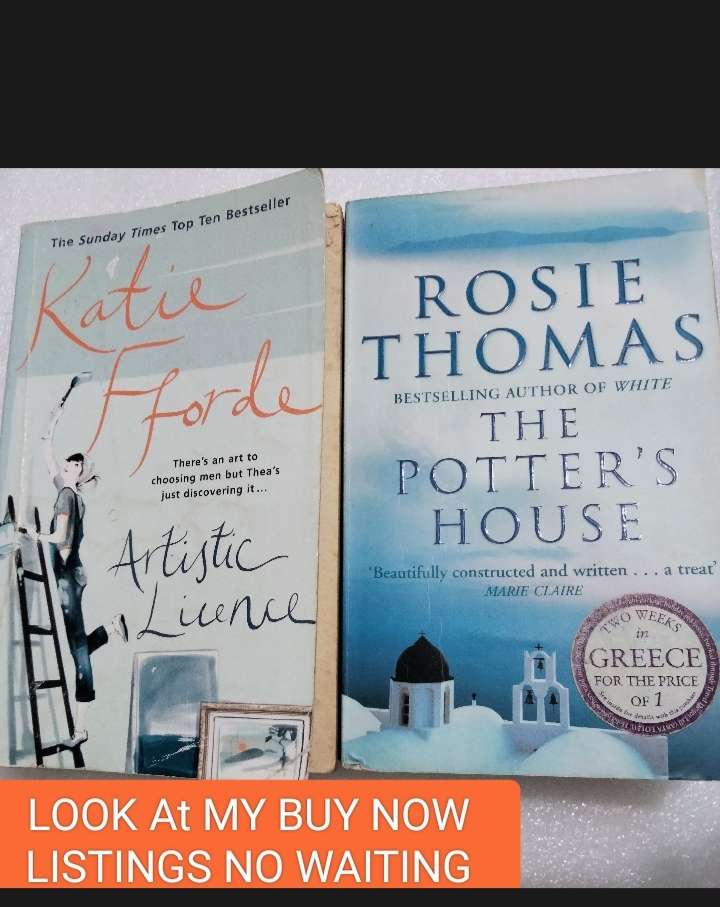 Rosie Thomas-The Potters House-PB 2002Katie Fforde Artistic Licence PB 2004Book soft cover Pre-owned